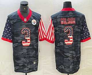 Men's Pittsburgh Steelers #3 Russell Wilson USA Camo 2020 Salute To Service Stitched NFL Nike Limited Jersey Dzhi,We sell and wholesale Men's Pittsburgh Steelers #3 Russell Wilson USA Camo 2020 Salute To Service Stitched NFL Nike Limited Jersey Dzhi on line form chian!